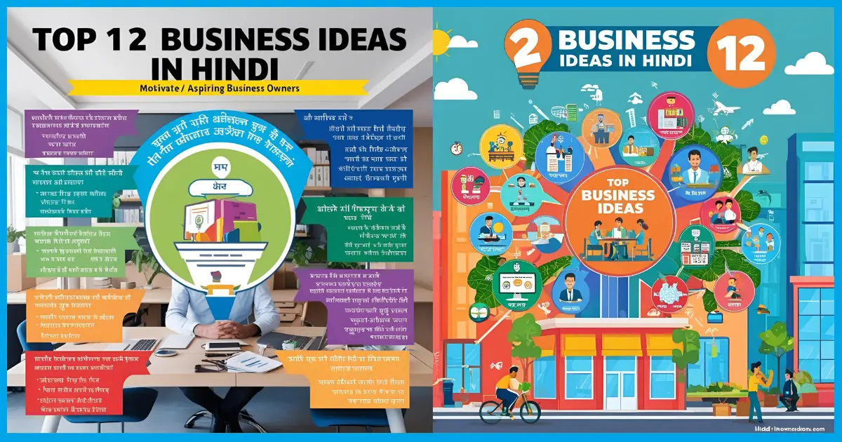 टॉप 12 बिजनेस आइडिया इन हिन्दी 2025 