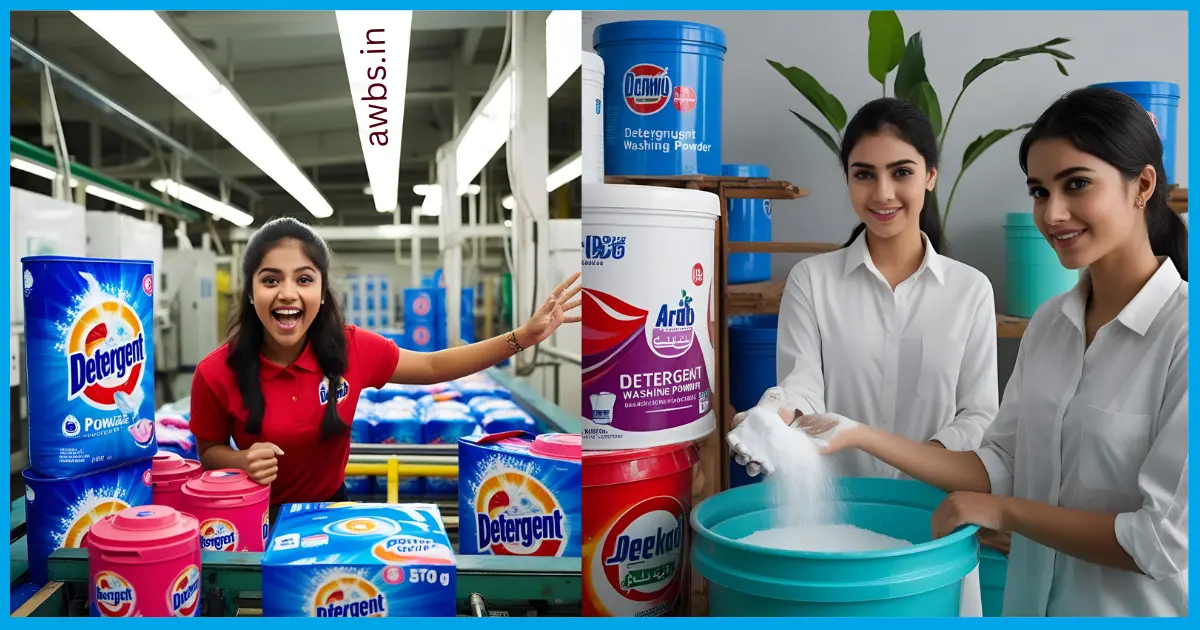 detergent washing powder making business