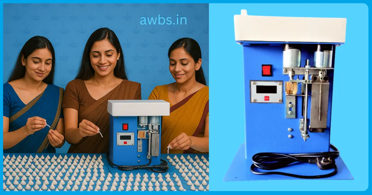 Diya Batti Banane vali Machine