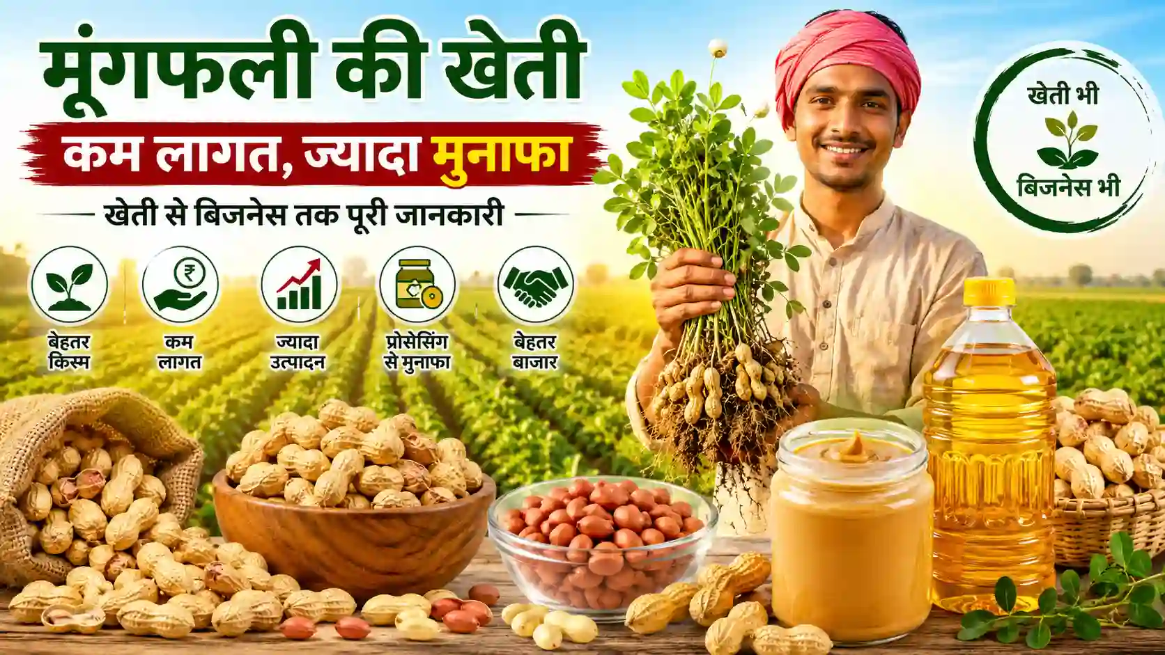 मूंगफली की खेती का बिजनेस